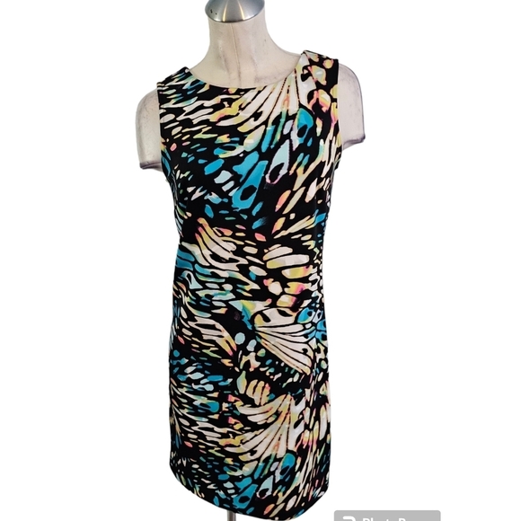 3/$25 Worthington Size S Multi-Color Sleeveless Dress - Picture 1 of 6